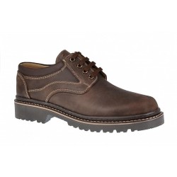 Pantofi barbati casual din piele naturala maro - Model Mark Bufo 3MBF