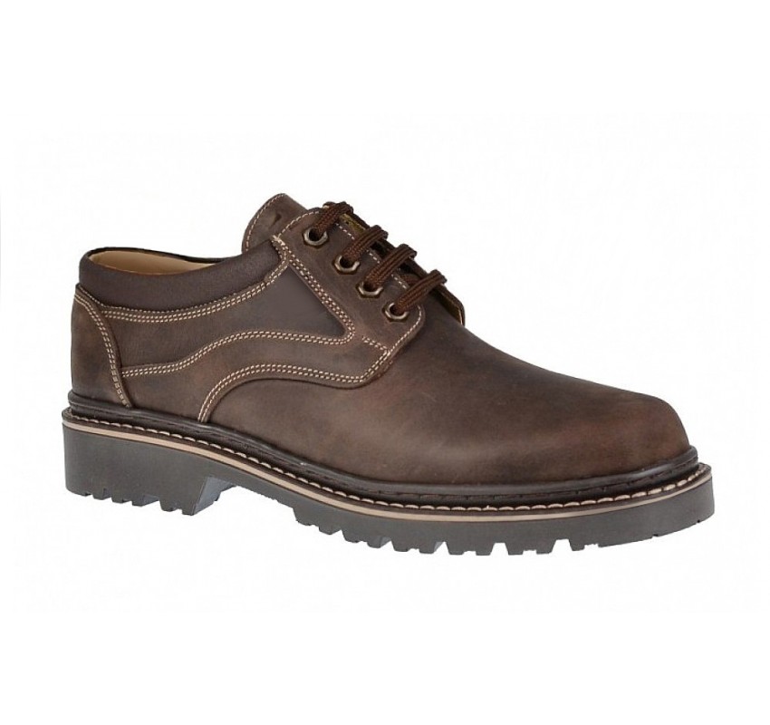 Pantofi barbati casual din piele naturala maro - Model Mark Bufo 3MBF