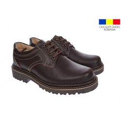 Pantofi barbati casual din piele naturala, model toamna, iarna, MARK3MBOX