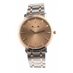 Ceas de mana barbati elegant, argintiu Matteo Ferari - MF10027REDSILVER