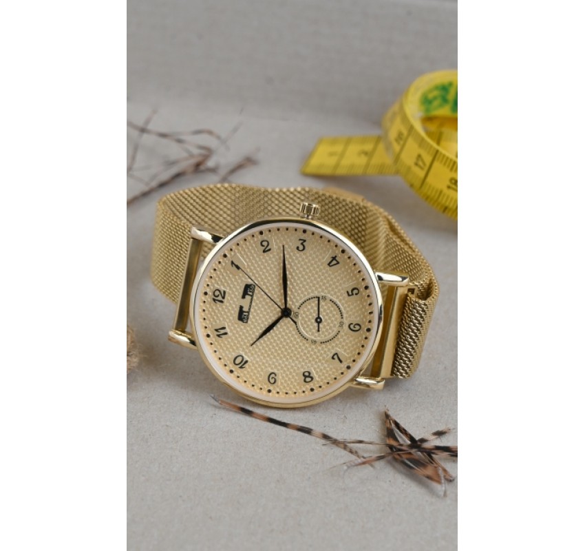 Ceas dama Matteo Ferari casual-elegant, Gold - MF174GDGOLD