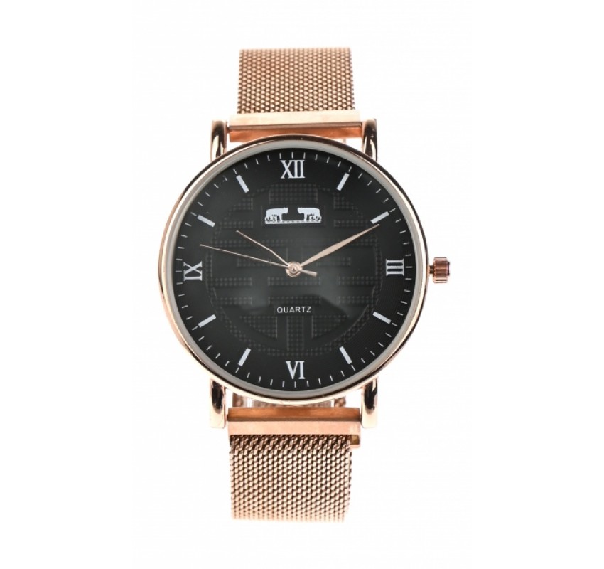 Ceas dama Matteo Ferari casual-elegant, PINK GOLD - MF175GBGOLD