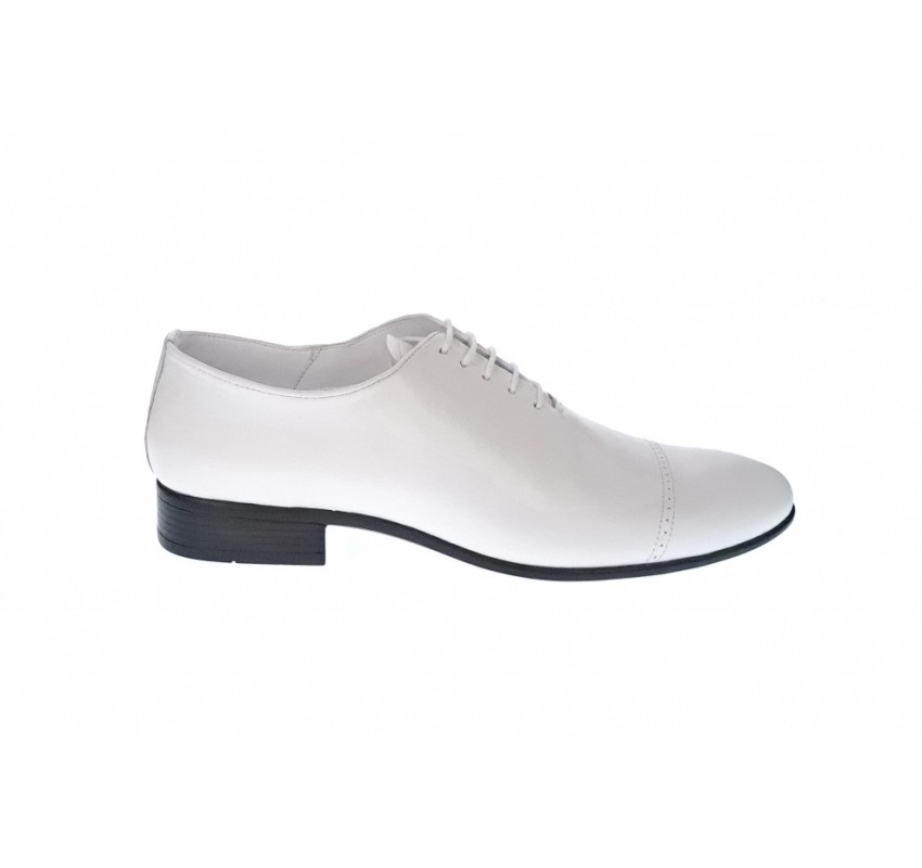 Pantofi barbati albi, eleganti, din piele naturala, ENZO - MOD1ABOX Pantofi barbati albi, eleganti, din piele naturala, ENZO - MOD1ABOX