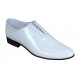 Pantofi barbati eleganti pentru ceremonii din piele naturala lac, alb MOD1ALAC