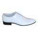 Pantofi barbati eleganti pentru ceremonii din piele naturala lac, alb MOD1ALAC