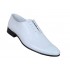 Pantofi barbati, albi, eleganti, din piele naturala box - MOD1ALBBOX