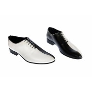 Pantofi barbati de ceremonie din piele naturala doua culori MOD1AN