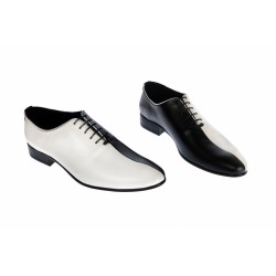 Pantofi barbati de ceremonie din piele naturala doua culori MOD1AN
