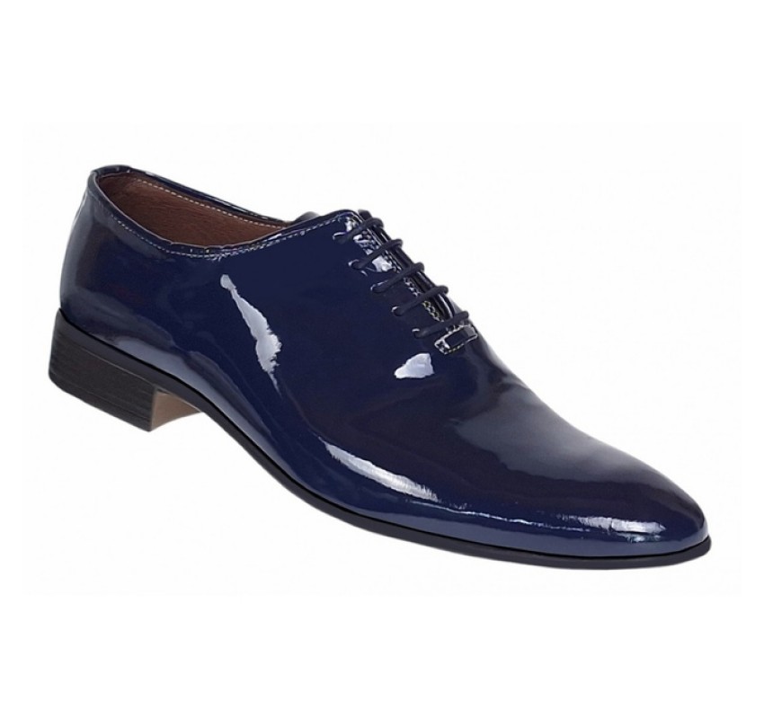 Pantofi barbati eleganti din piele naturala Bleumarin LAC Enzo