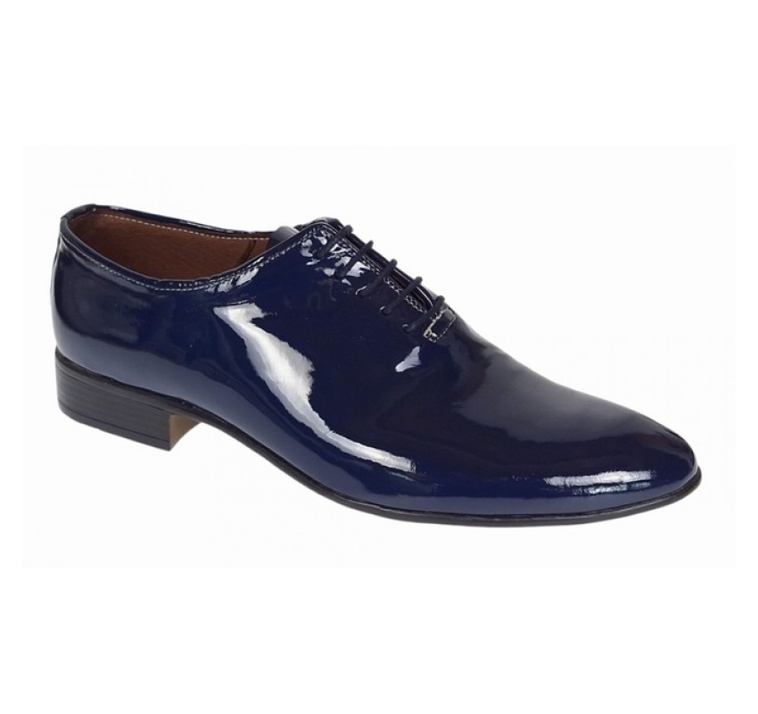 Pantofi barbati eleganti din piele naturala Bleumarin LAC Enzo