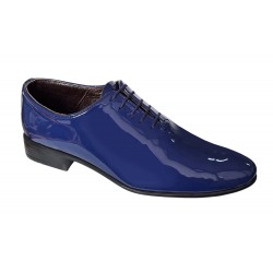 Pantofi barbati eleganti din piele naturala Bleumarin LAC MOD1BLMLAC
