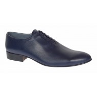 Pantofi barbati eleganti din piele naturala bleumarin - Model Enzo