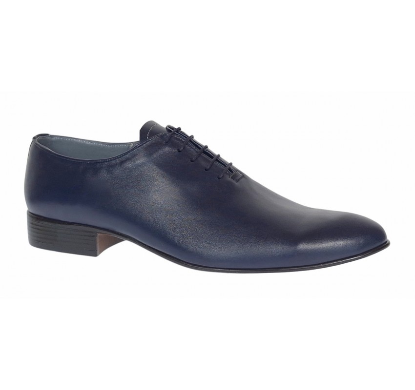 Pantofi barbati eleganti din piele naturala bleumarin - Model Enzo