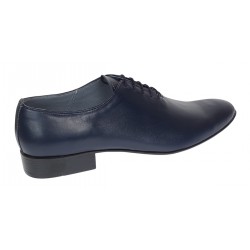 Pantofi barbati eleganti din piele naturala bleumarin - Model Enzo