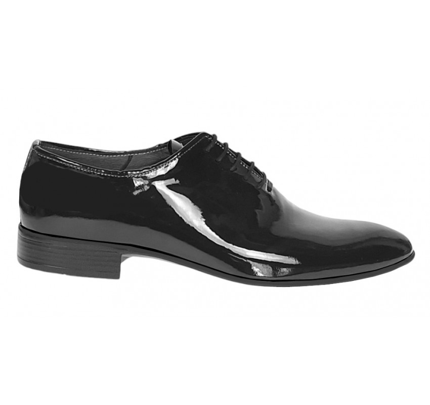 Pantofi barbati eleganti din piele naturala Negru LAC MOD1NLAC