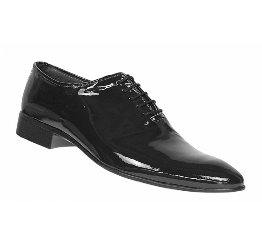 Pantofi barbati eleganti din piele naturala Negru LAC MOD1NLAC