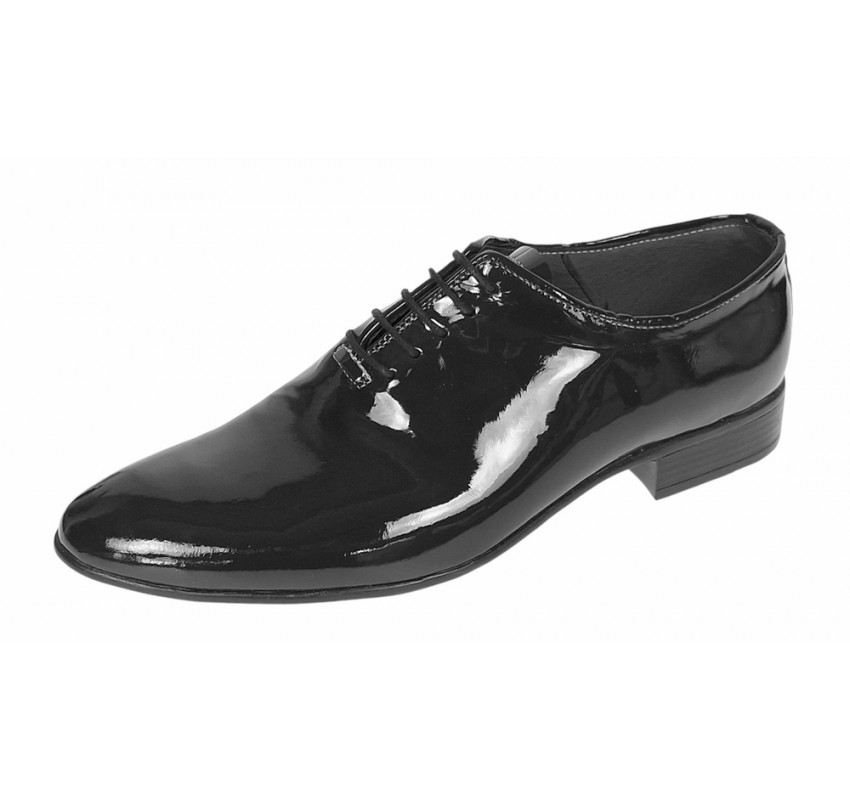 Pantofi barbati eleganti din piele naturala Negru LAC MOD1NLAC