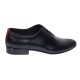 Pantofi barbati elleganti din piele naturala - Negru si Rosu MOD1NR