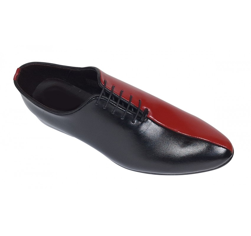 Pantofi barbati elleganti din piele naturala - Negru si Rosu MOD1NR Pantofi barbati elleganti din piele naturala - Negru si Rosu MOD1NR
