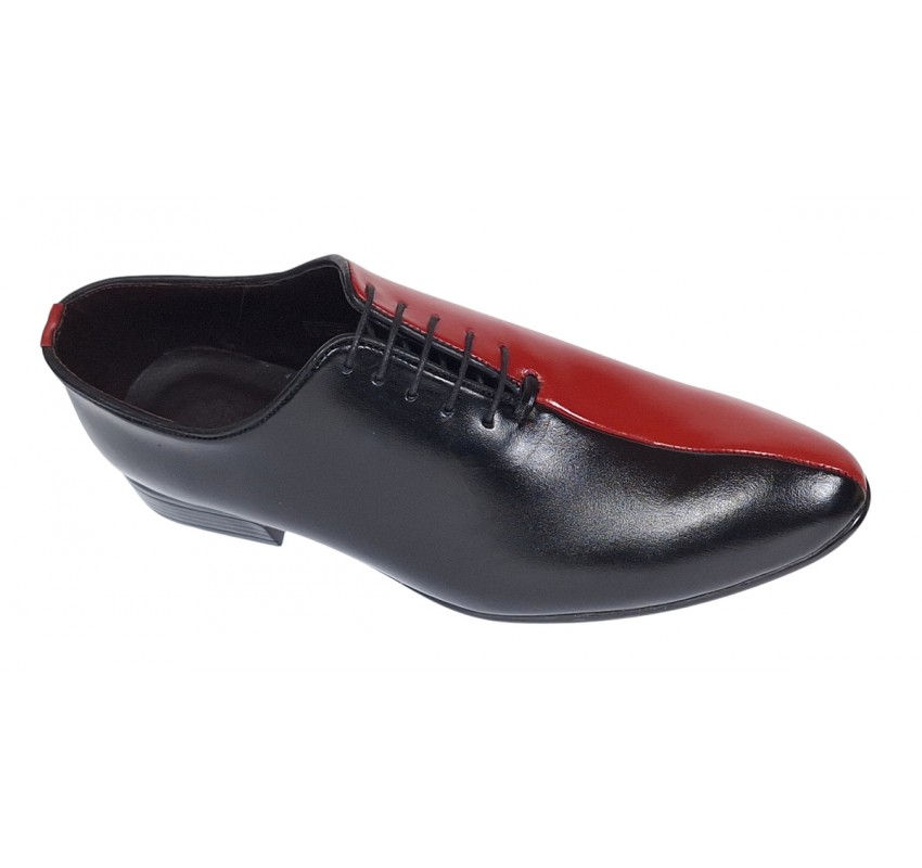 Pantofi barbati elleganti din piele naturala - Negru si Rosu MOD1NR Pantofi barbati elleganti din piele naturala - Negru si Rosu MOD1NR