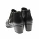 Botine dama negre din piele naturala, cu fermoar, MVS18BT