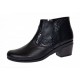 Botine dama casual din piele naturala cu fermoar MVS18BT