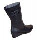 Cizme dama din piele naturala, cu fermoar, negru, Imblanite, Marimi 36 la 41 MVS30CZM