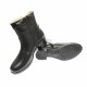 Ghete dama din piele naturala, cu fermoar, negre, IMBLANITE - MVS43N Ghete dama din piele naturala, cu fermoar, negre, IMBLANITE - MVS43N