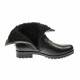 Ghete dama din piele naturala imblanite de culoare neagra MVS73N