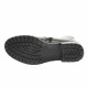 Ghete dama din piele naturala, cu fermoar, imblanite, negru, model MVS73N