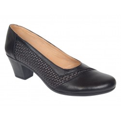 Pantofi dama comozi si eleganti din piele naturala Negru - MVS85N