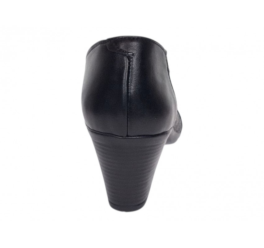 Pantofi dama comozi si eleganti din piele naturala Negru - MVS85N