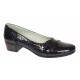 Pantofi dama comozi casual din piele naturala negru croco P18CRLN