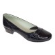 Pantofi dama comozi casual din piele naturala negru croco P18CRLN