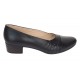 Pantofi dama casual din piele naturala de culoare neagra P19N