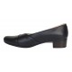 Pantofi dama casual din piele naturala de culoare neagra P19N
