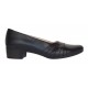 Pantofi dama casual din piele naturala de culoare neagra P19N