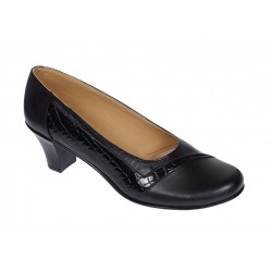 Pantofi dama eleganti din piele naturala Negru MVSP26NCR