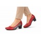 Pantofi dama eleganti din piele naturala Rosu Color MVSP26XR