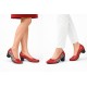 Pantofi dama eleganti din piele naturala Rosu Color MVSP26XR