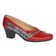 Pantofi dama eleganti din piele naturala Rosu Color MVSP26XR