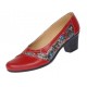 Pantofi dama eleganti din piele naturala Rosu Color MVSP26XR