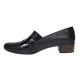 Pantofi dama comozi casual din piele naturala negru croco P27CRN Pantofi dama comozi casual din piele naturala negru croco P27CRN