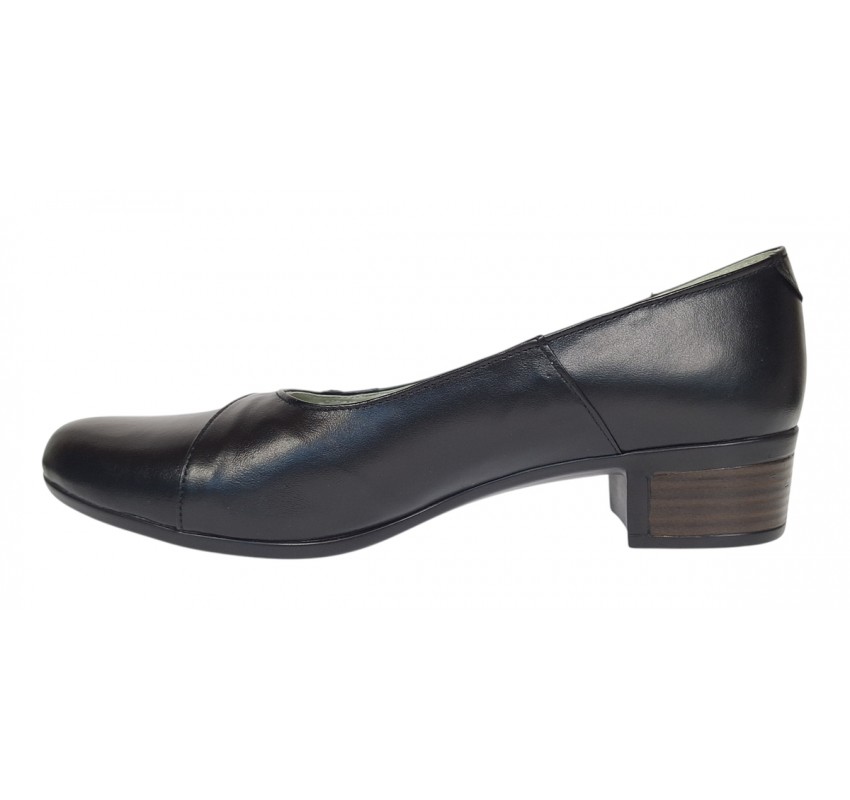 Pantofi dama comozi casual din piele naturala negru color P28XN