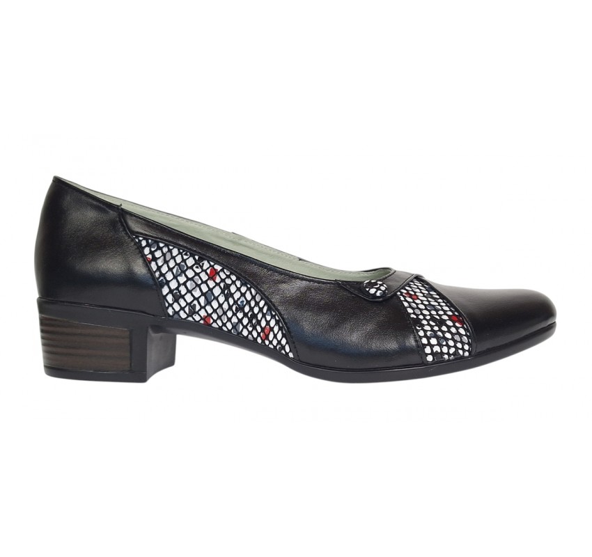 Pantofi dama comozi casual din piele naturala negru color P28XN