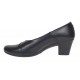 Pantofi dama casual din piele naturala negru croco P33CRN