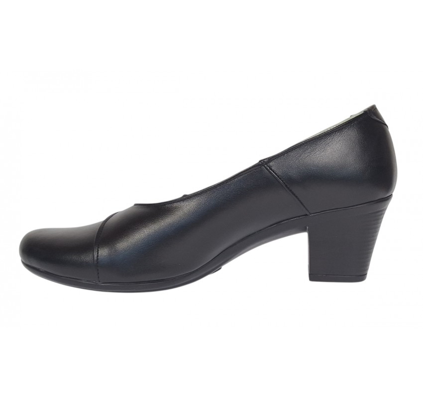 Pantofi dama casual din piele naturala negru croco P33CRN