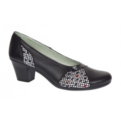 Pantofi dama casual din piele naturala negru color P33XN