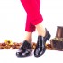 Pantofi casual dama din piele naturala - Model Negru Sara A150C