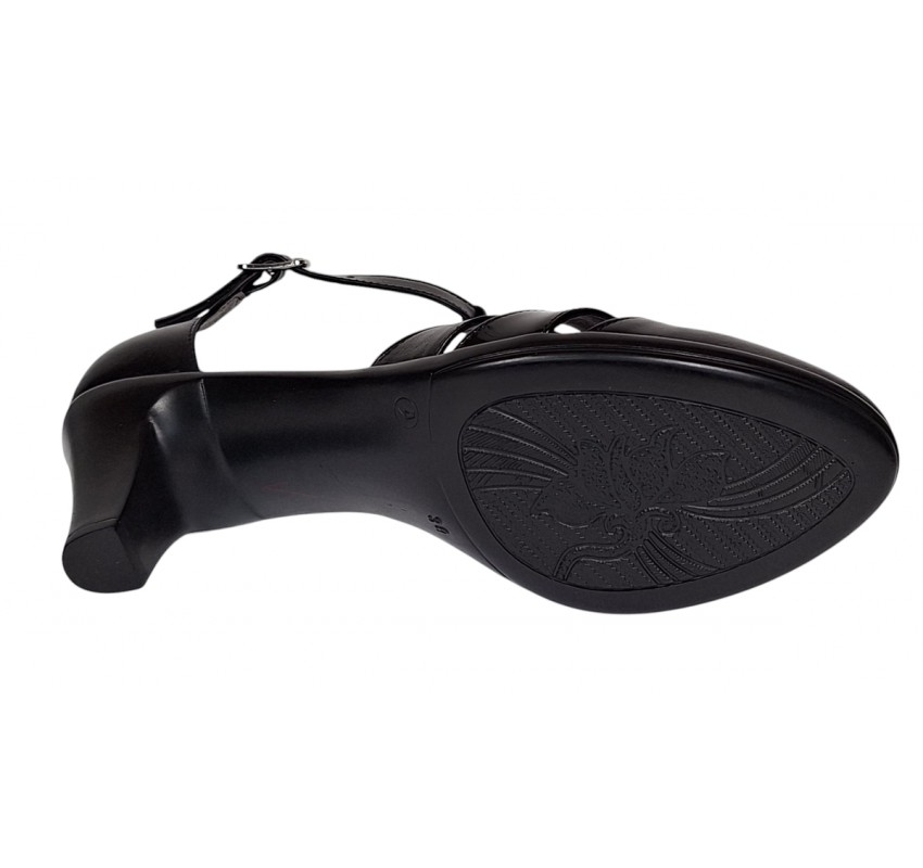 Pantofi eleganti dama din piele naturala, negri si piele naturala lacuita, toc 5 cm - NA173LNB Pantofi eleganti dama din piele naturala, negri si piele naturala lacuita, toc 5 cm - NA173LNB